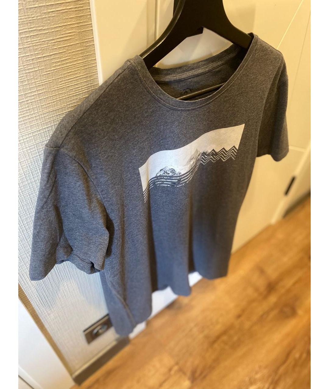 BOGNER Серая хлопко-эластановая футболка, фото 4