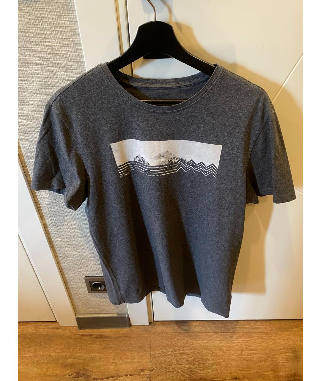 BOGNER Серая хлопко-эластановая футболка, фото 9