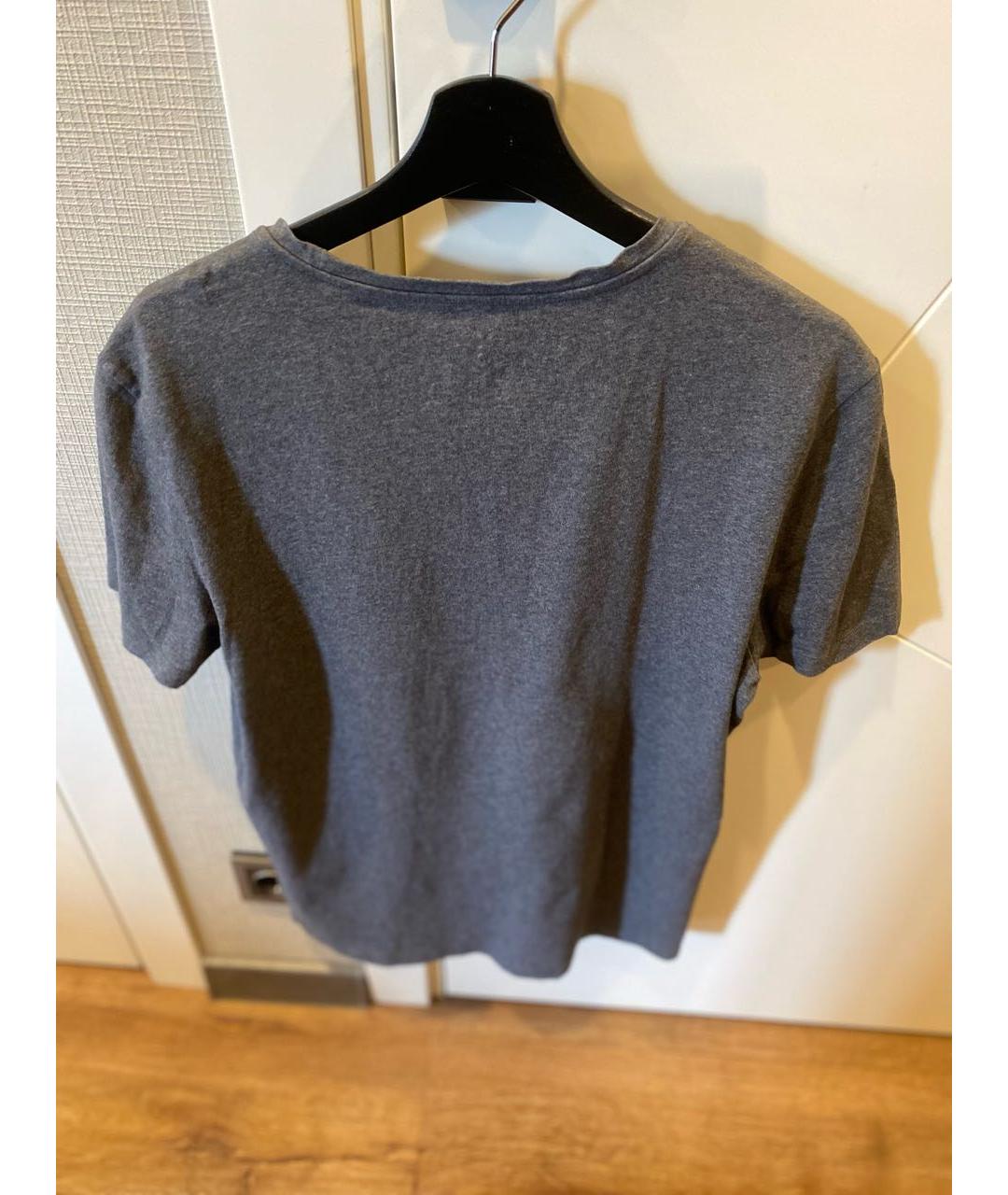 BOGNER Серая хлопко-эластановая футболка, фото 2