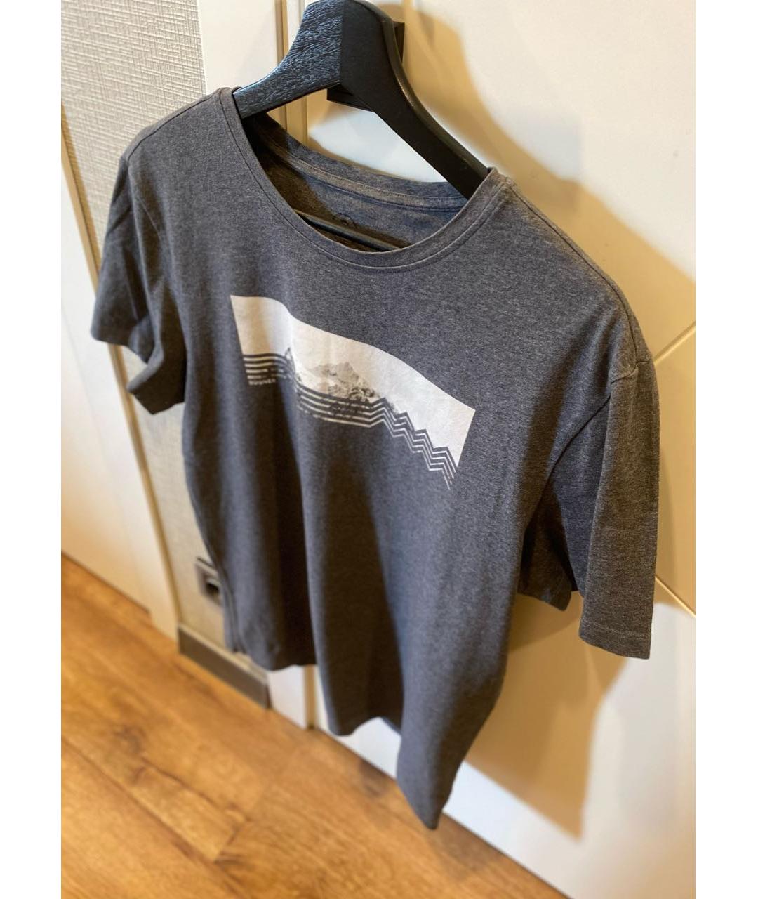 BOGNER Серая хлопко-эластановая футболка, фото 3