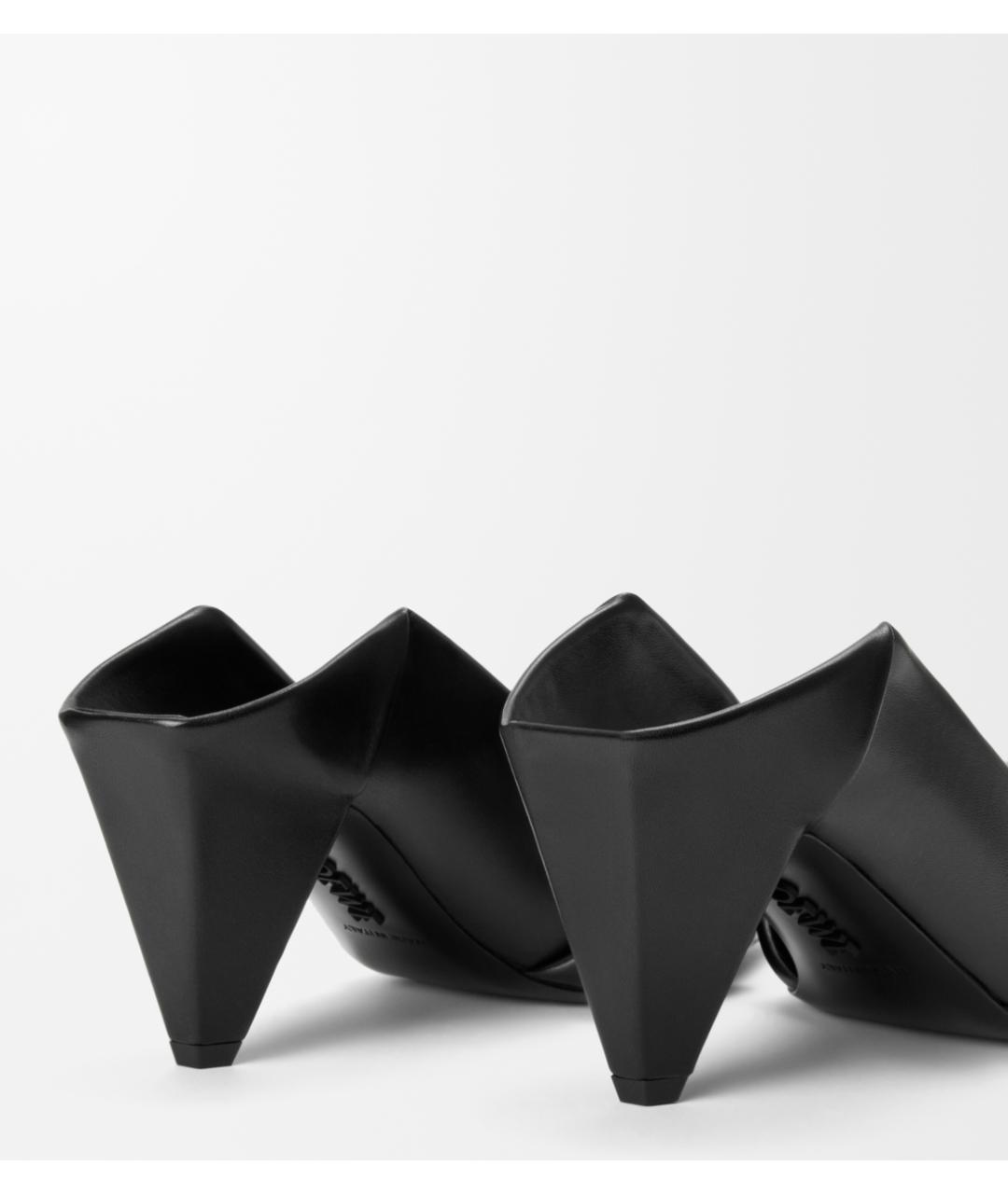 LOEWE Черные кожаные туфли, фото 4