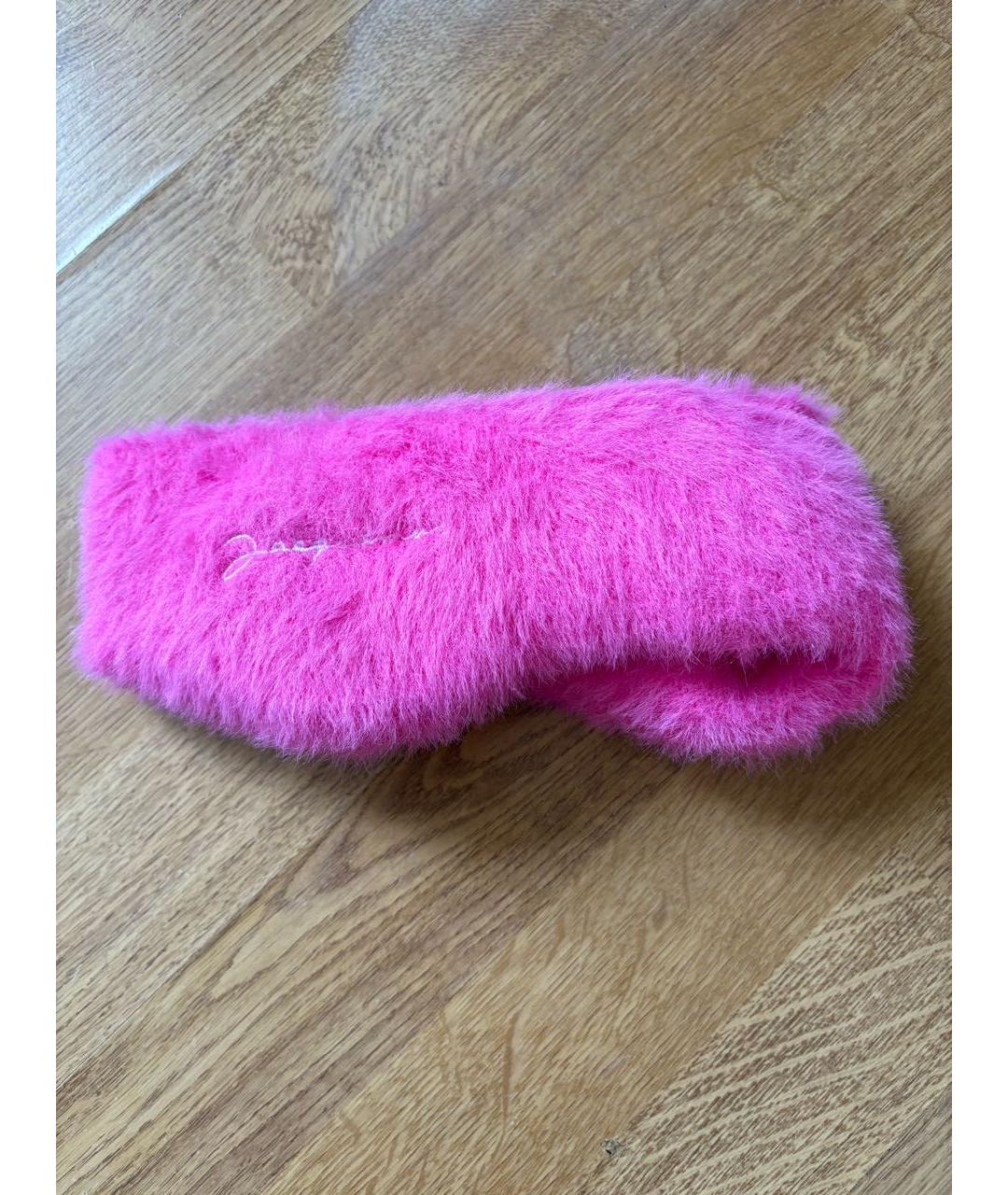 JACQUEMUS Фуксия повязка на голову, фото 4