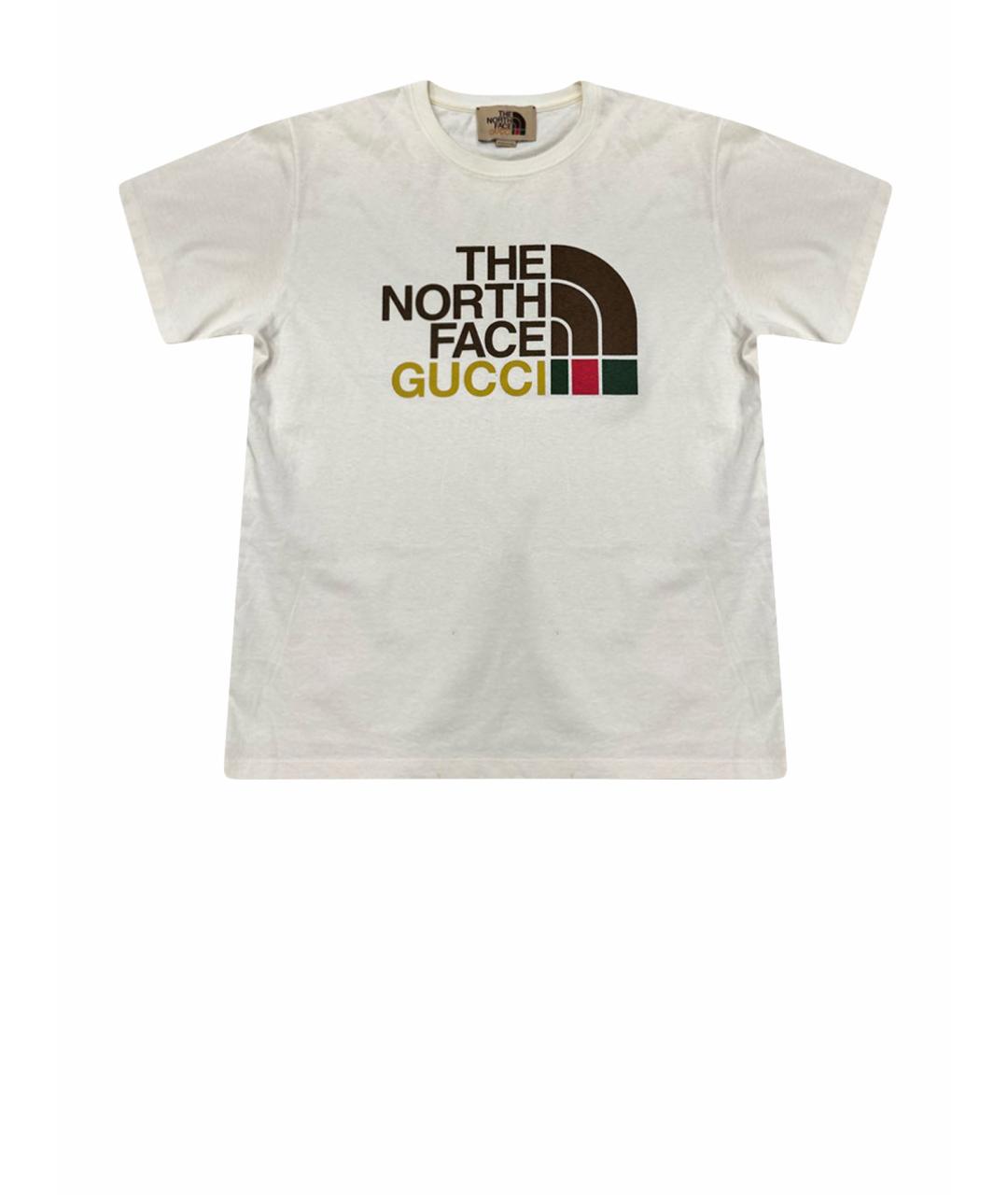 GUCCI Бежевая хлопковая футболка, фото 1