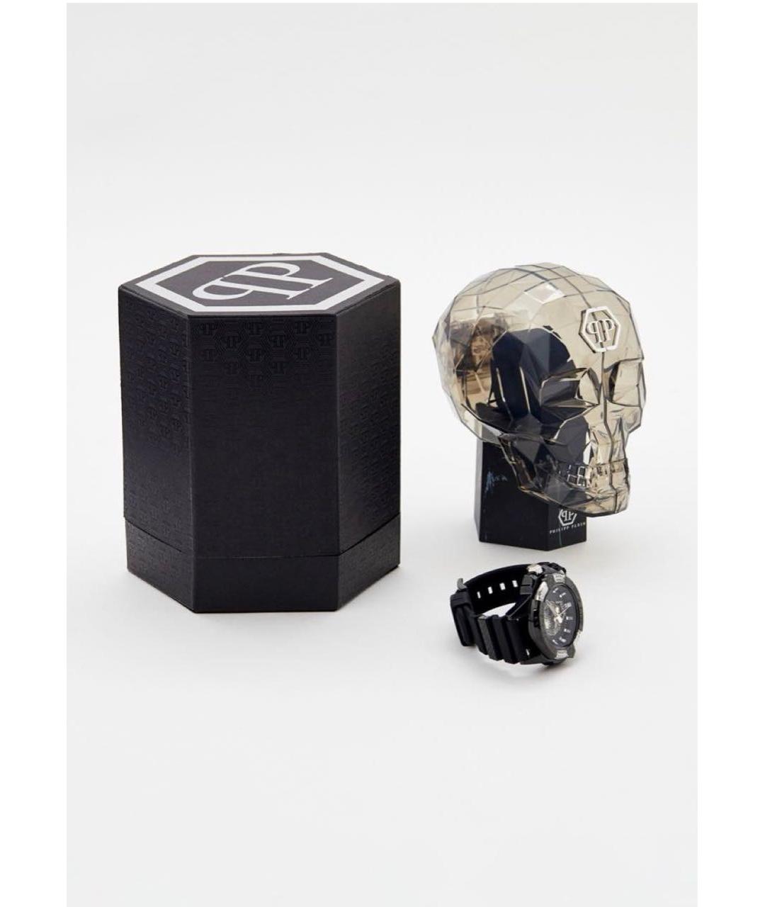 PHILIPP PLEIN Черные стальные часы, фото 4