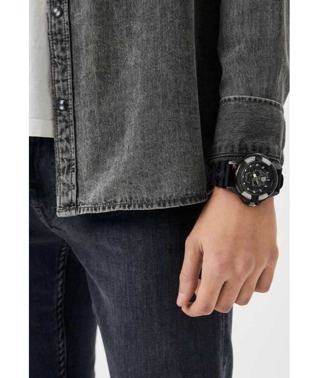 PHILIPP PLEIN Черные стальные часы, фото 5