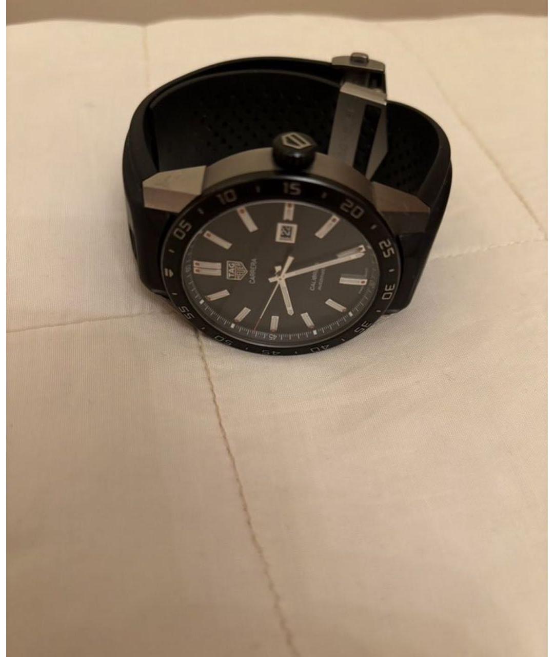 TAG HEUER Черные титановые часы, фото 3