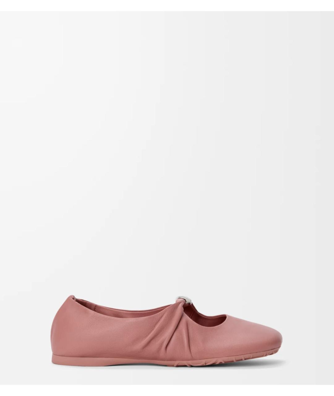 LOEWE Розовые кожаные балетки, фото 5