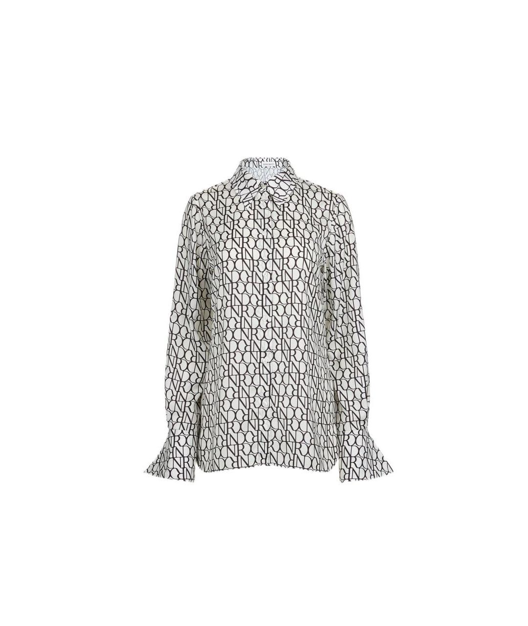 NINA RICCI Белая хлопковая блузы, фото 1