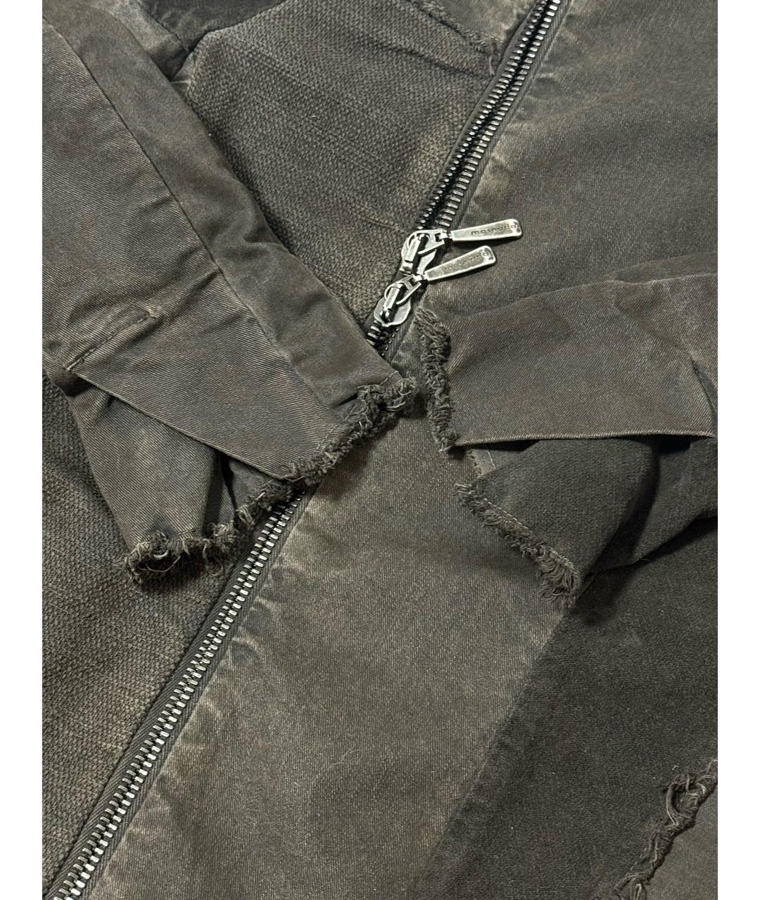BORIS BIDJAN Хаки хлопковая куртка, фото 5