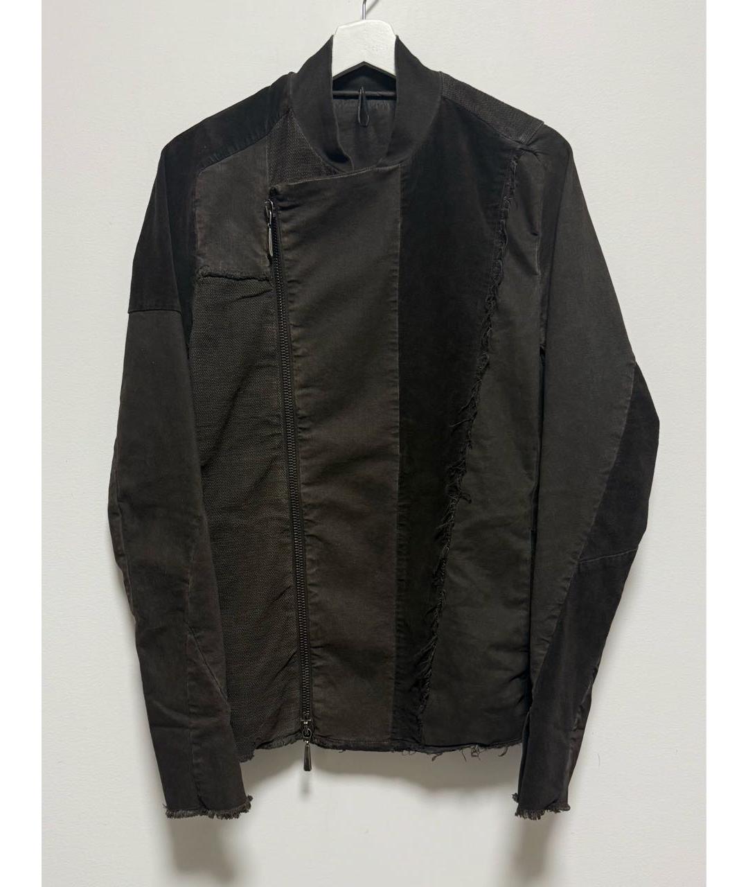 BORIS BIDJAN Хаки хлопковая куртка, фото 7