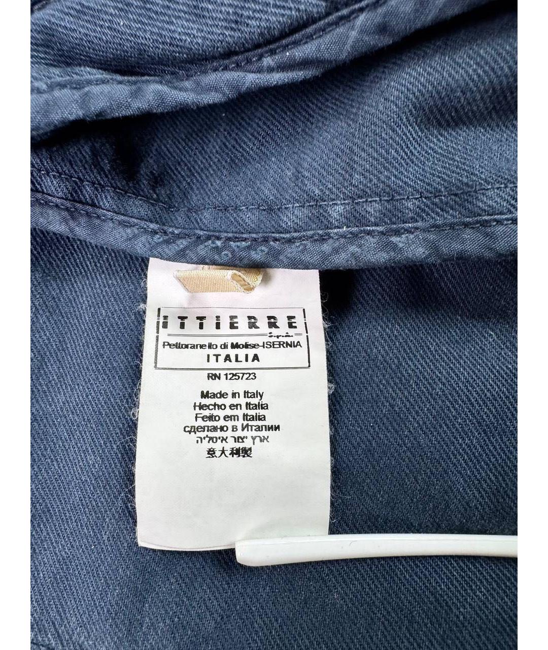 JOHN GALLIANO Темно-синяя хлопковая куртка, фото 5