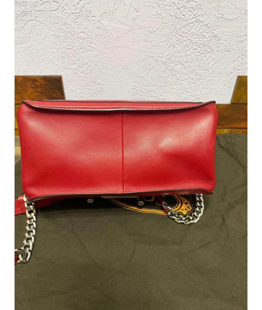TOD'S Бордовая кожаная сумка через плечо, фото 5