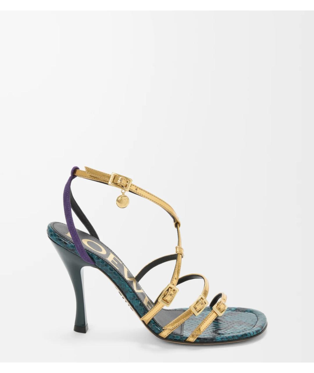 LOEWE Мульти кожаные сандалии, фото 5