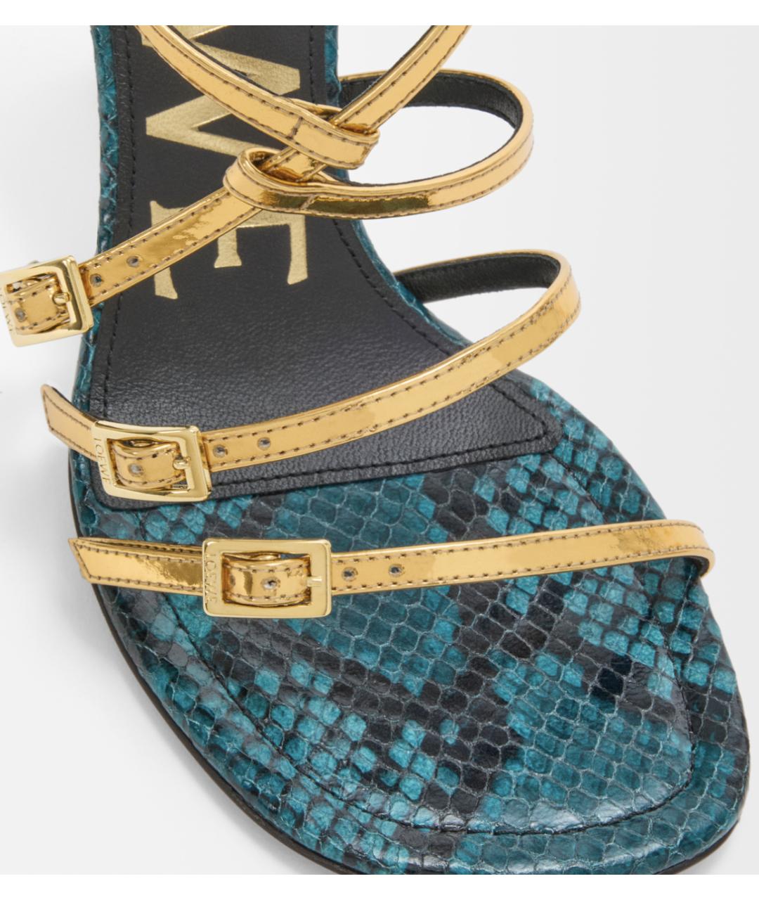 LOEWE Мульти кожаные сандалии, фото 4