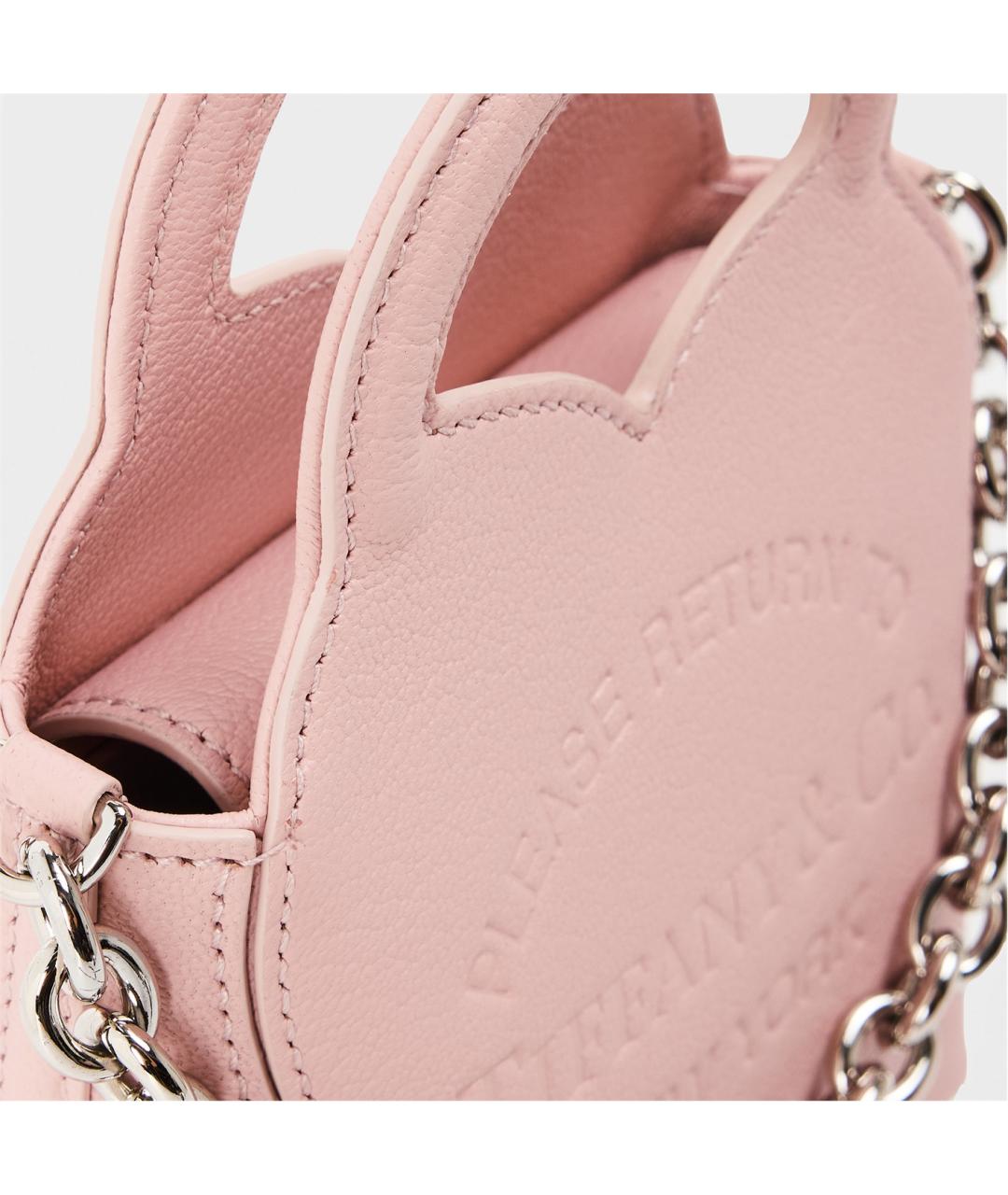 TIFFANY&CO Розовая кожаная сумка тоут, фото 4