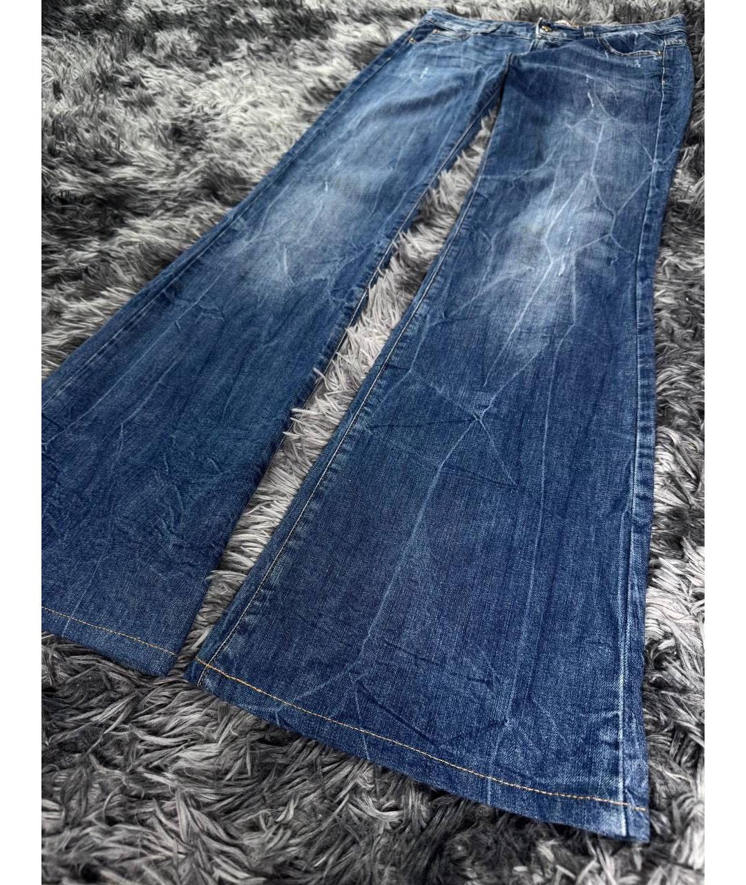 JOHN GALLIANO Синие хлопковые джинсы, фото 6