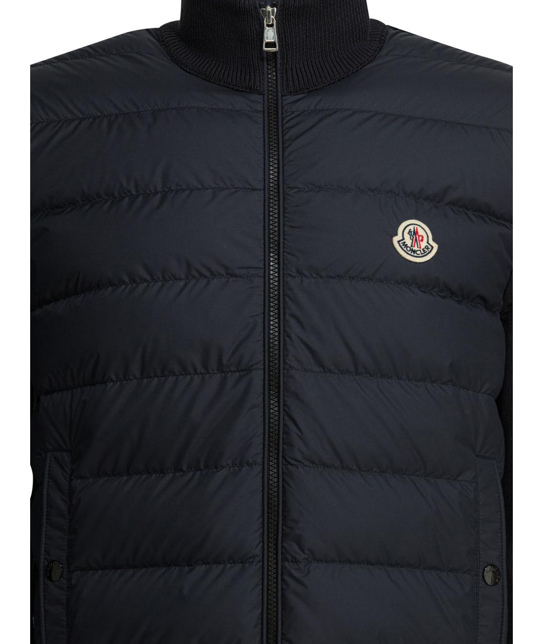 MONCLER Синяя полиамидовая куртка, фото 3