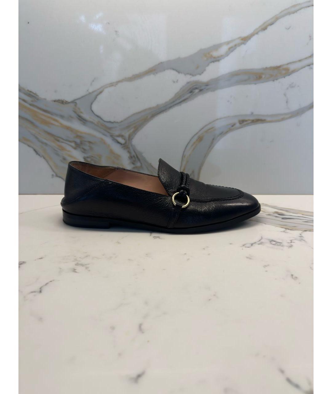 BALLY Черные кожаные лоферы, фото 6