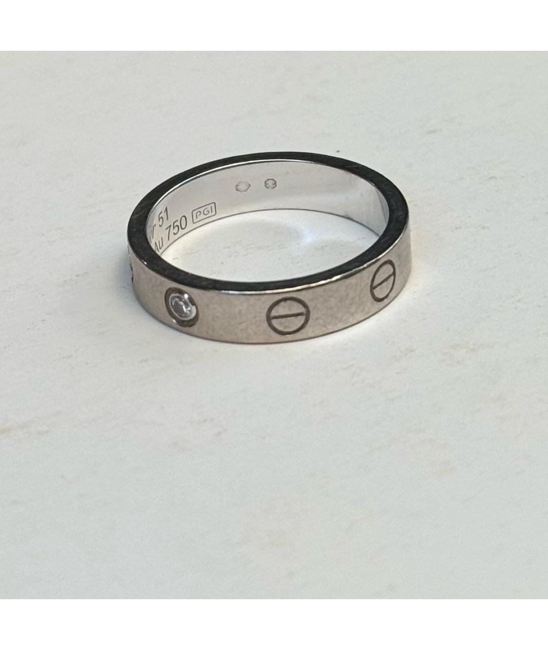 CARTIER Белое кольцо из белого золота, фото 6