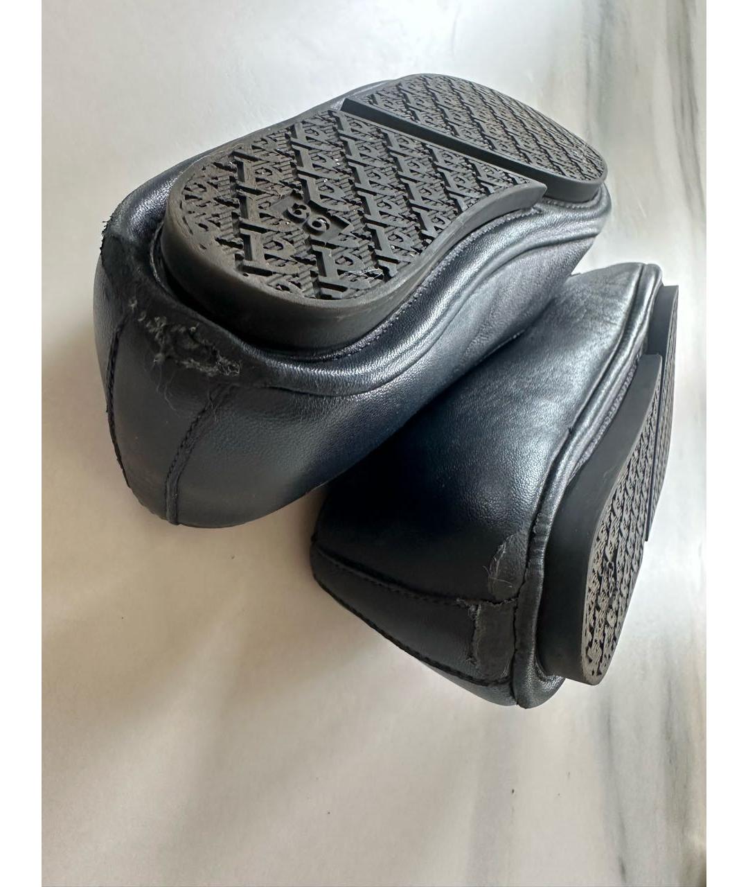 BALLY Темно-синие кожаные лоферы, фото 8