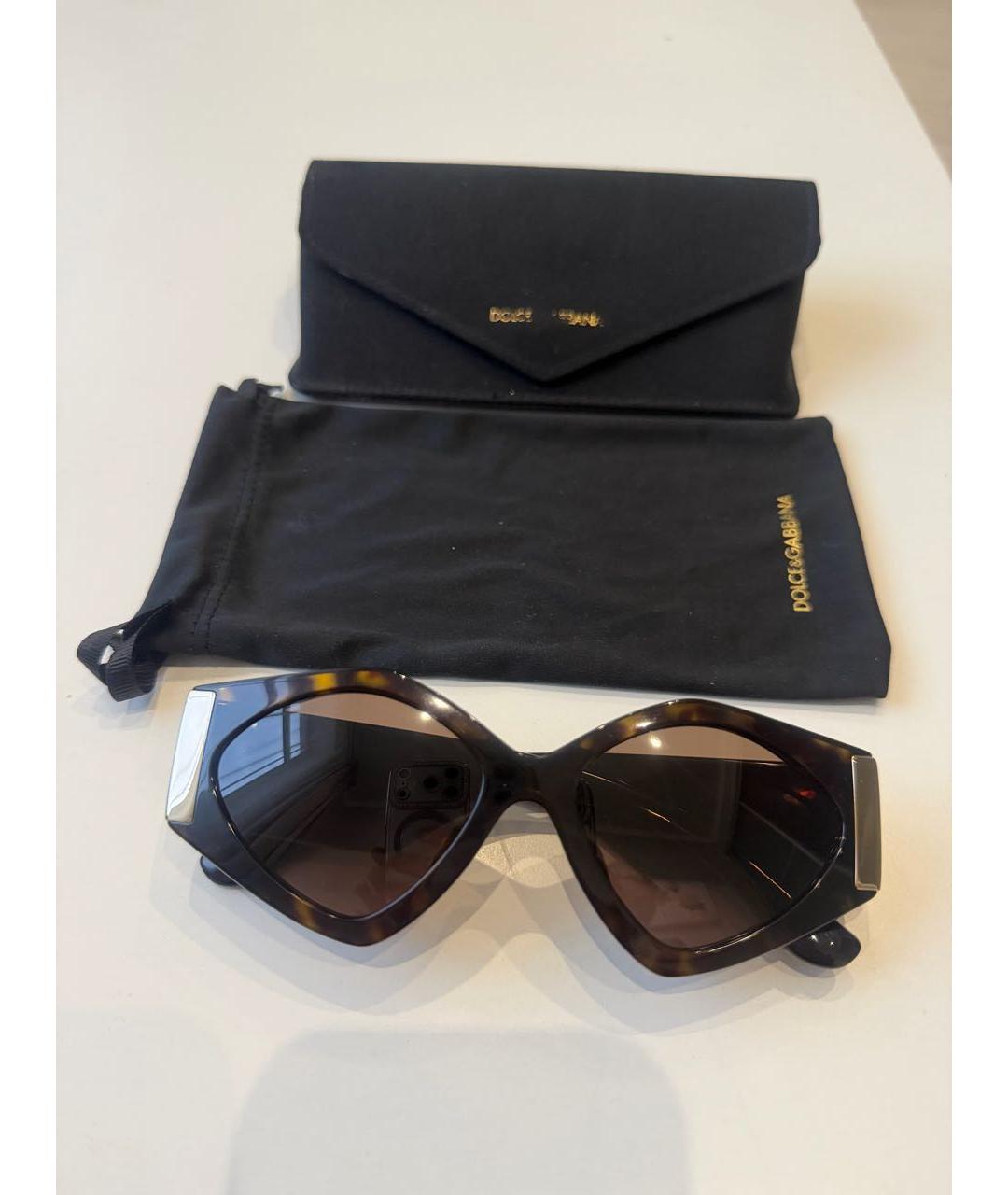 DOLCE&GABBANA Пластиковые солнцезащитные очки, фото 9