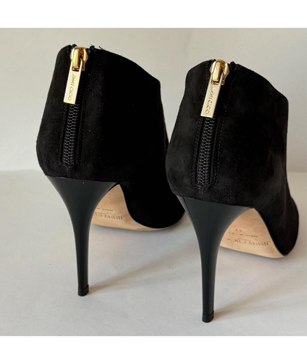 JIMMY CHOO Черные замшевые ботинки, фото 3