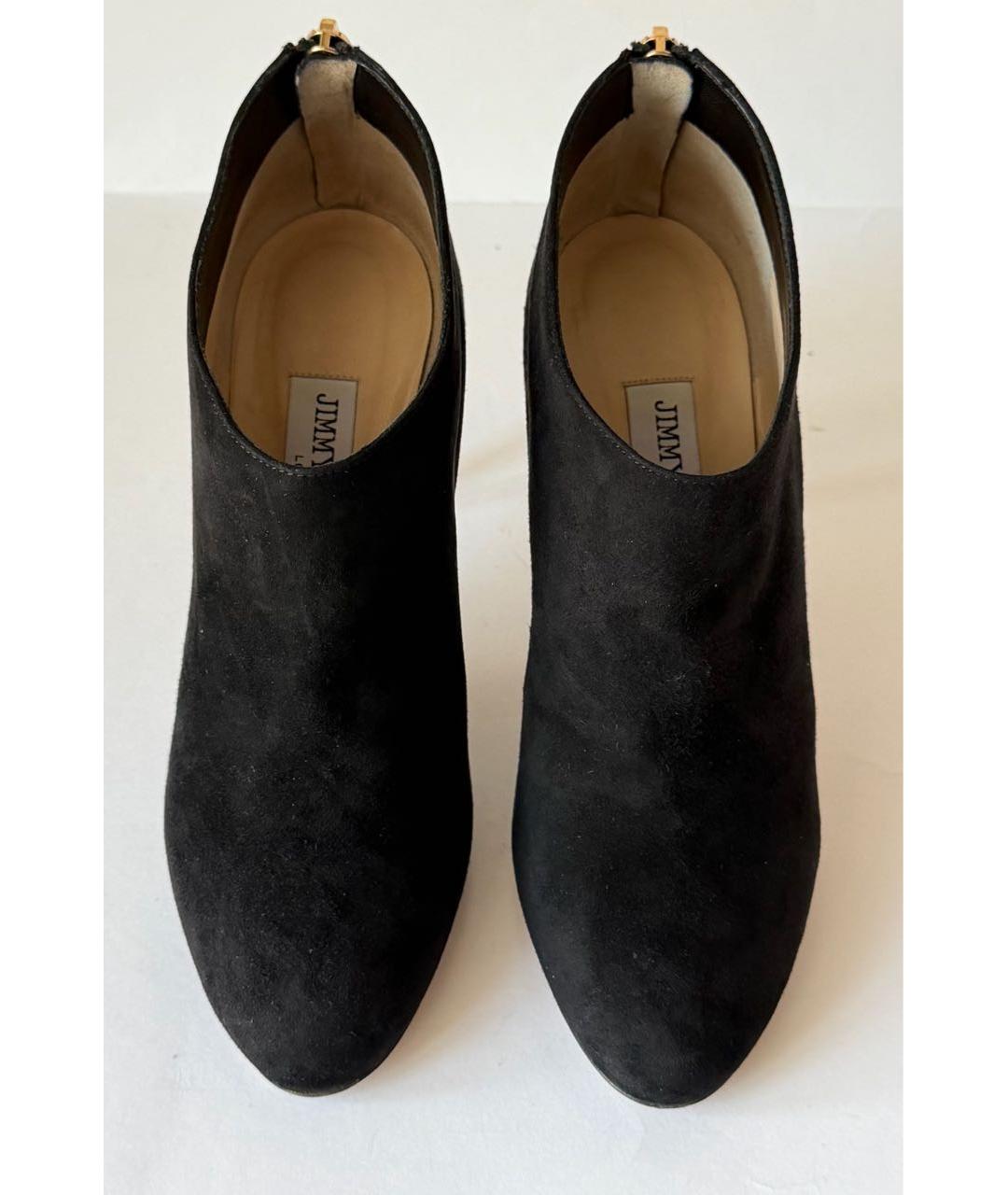 JIMMY CHOO Черные замшевые ботинки, фото 2