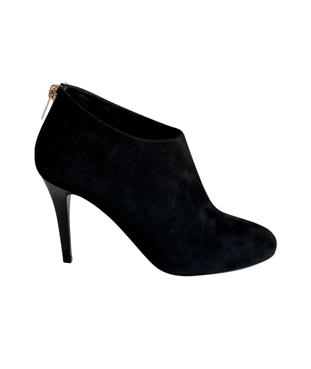 JIMMY CHOO Черные замшевые ботинки, фото 1