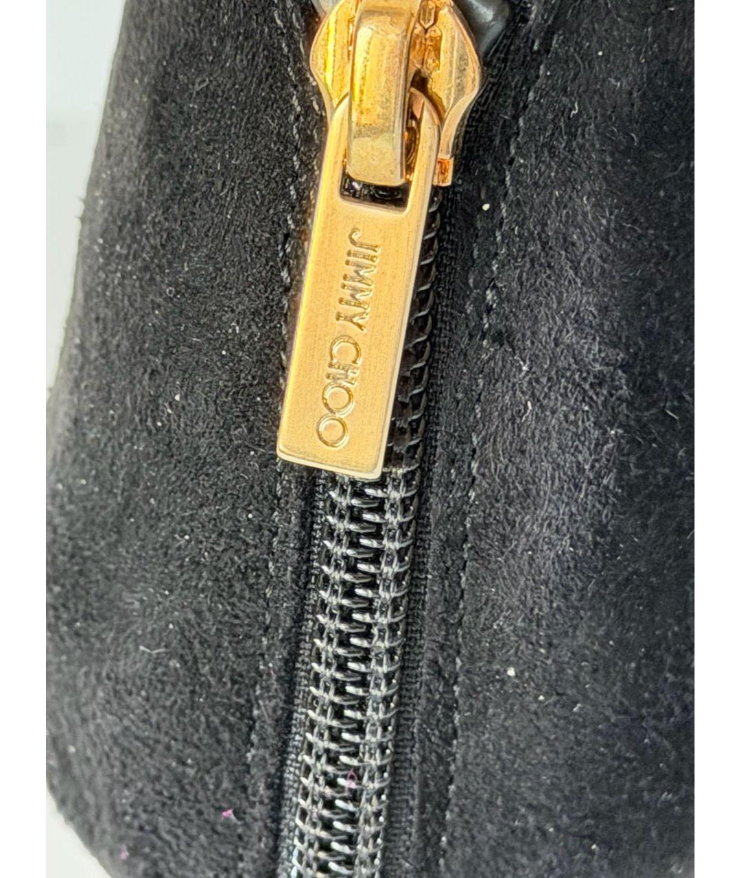 JIMMY CHOO Черные замшевые ботинки, фото 7