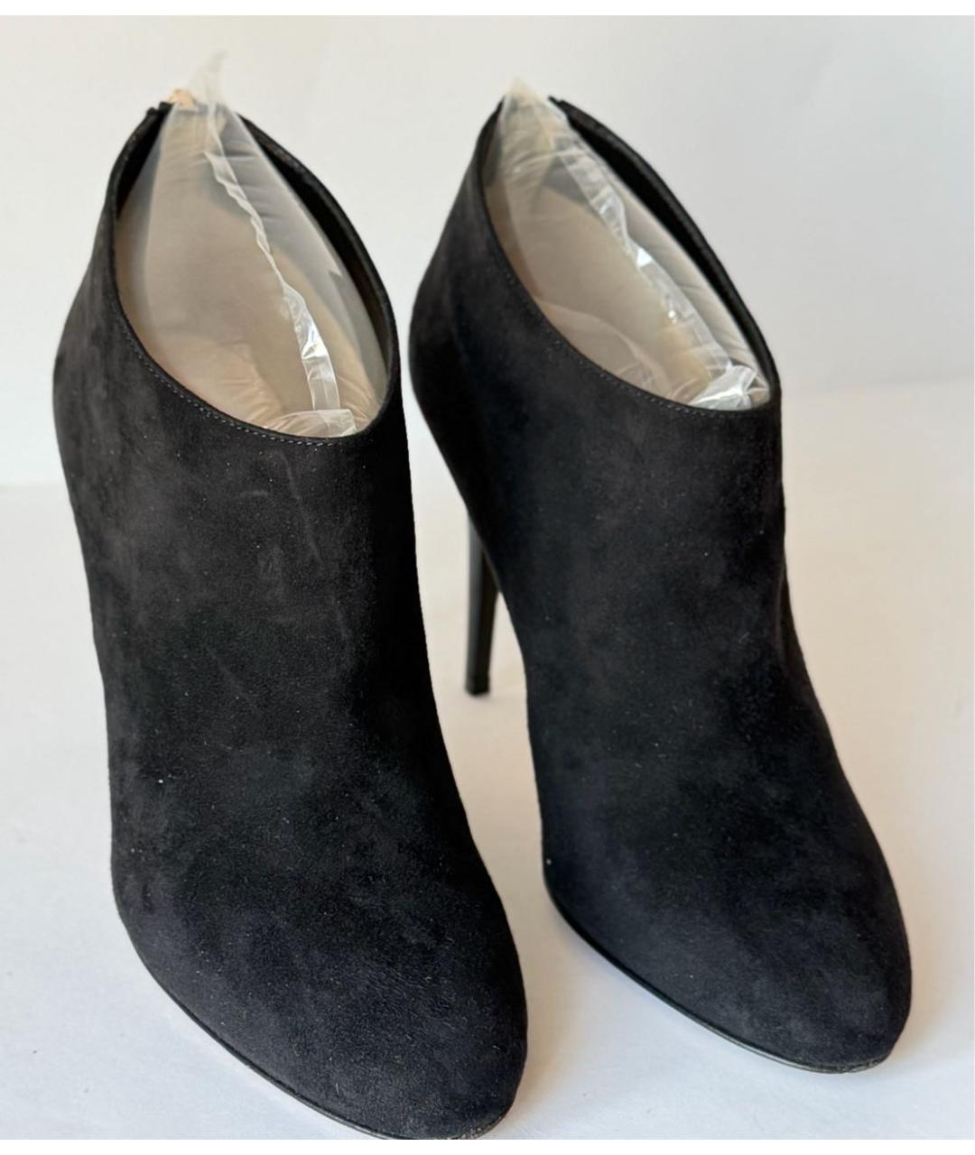 JIMMY CHOO Черные замшевые ботинки, фото 4