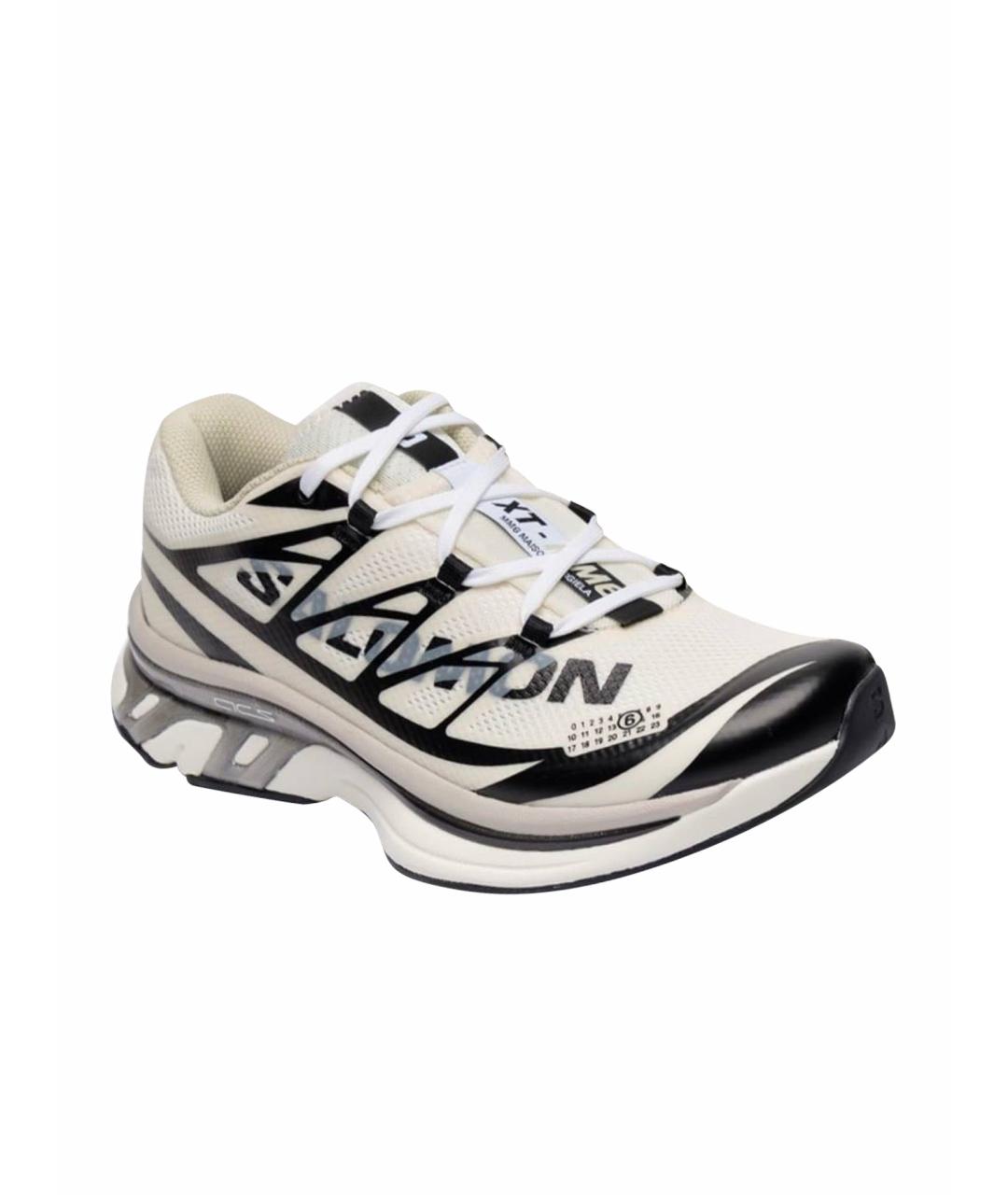 MM6 MAISON MARGIELA Белые текстильные кроссовки, фото 1