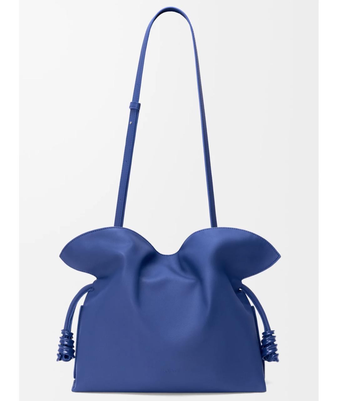 LOEWE Синяя кожаная сумка через плечо, фото 8