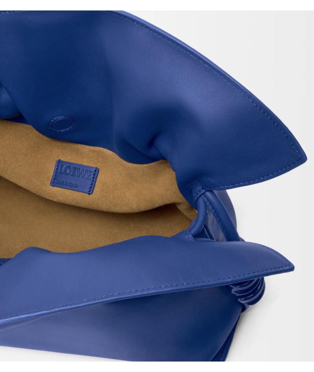 LOEWE Синяя кожаная сумка через плечо, фото 6
