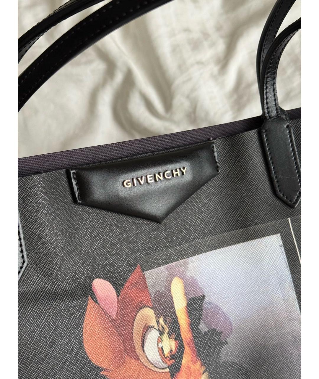 GIVENCHY Черная сумка тоут, фото 4