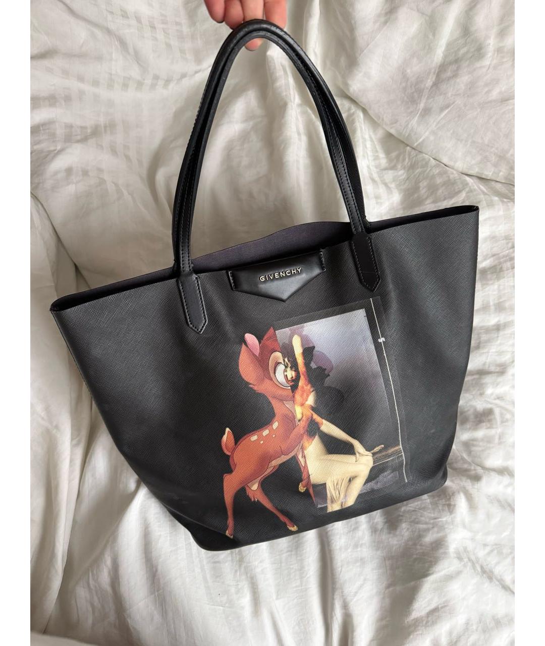 GIVENCHY Черная сумка тоут, фото 9