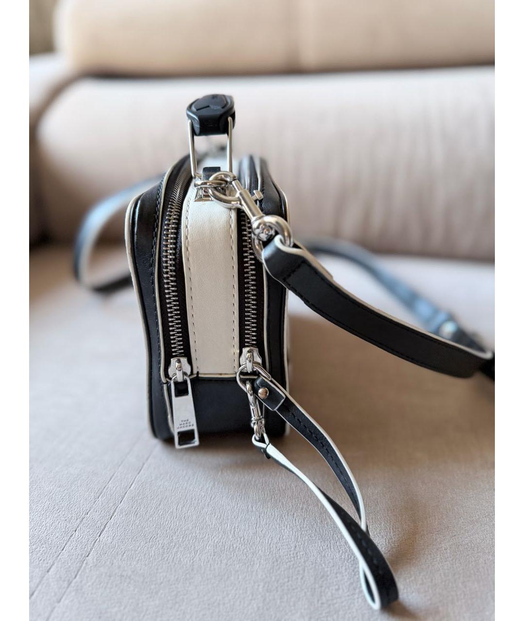 MARC JACOBS Черная кожаная сумка через плечо, фото 3