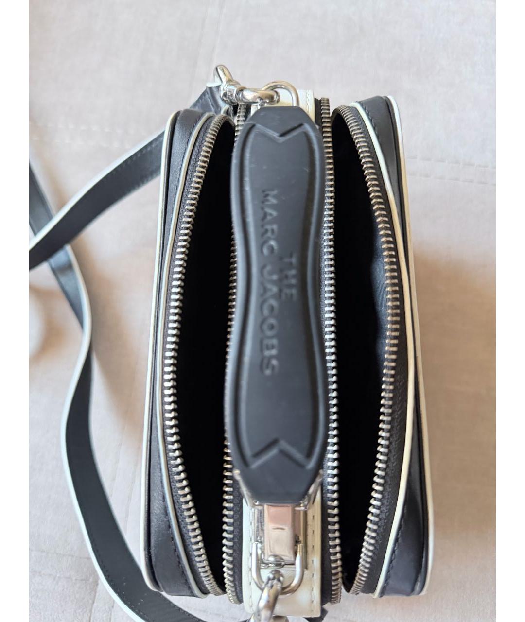 MARC JACOBS Черная кожаная сумка через плечо, фото 6