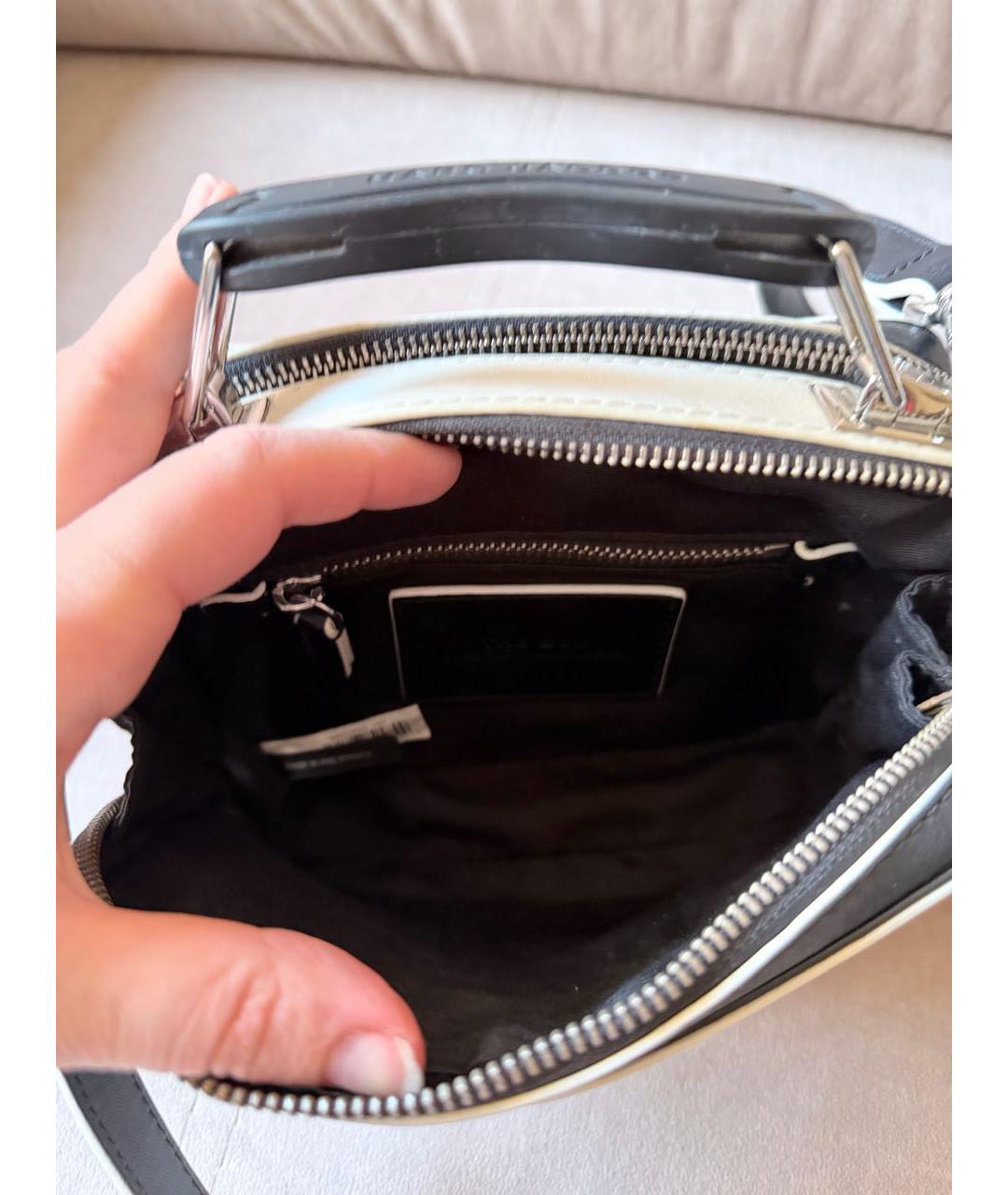 MARC JACOBS Черная кожаная сумка через плечо, фото 5
