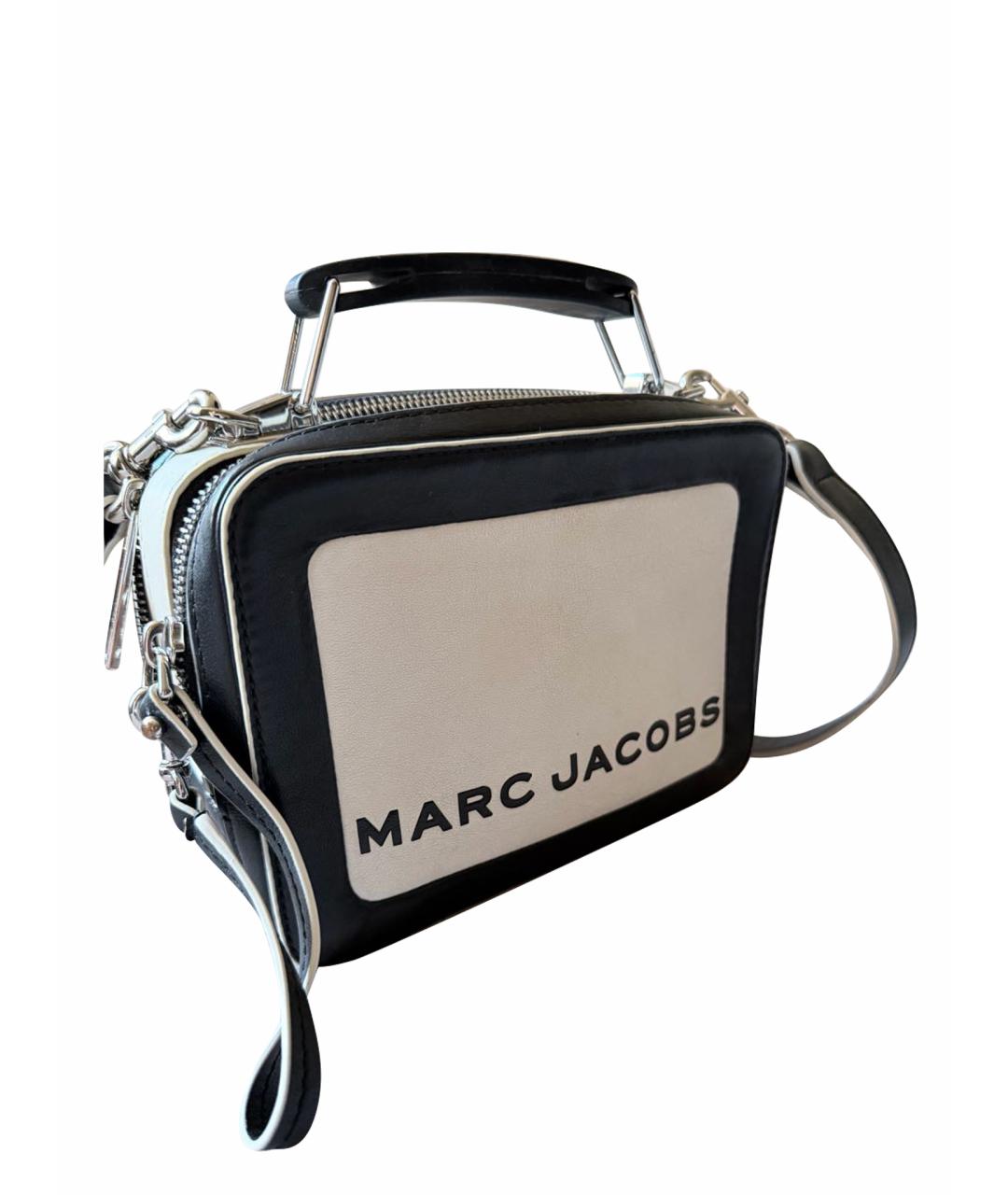 MARC JACOBS Черная кожаная сумка через плечо, фото 1