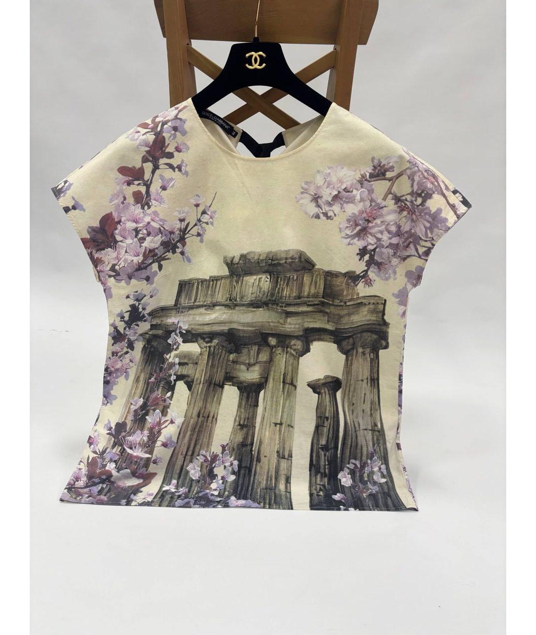 DOLCE&GABBANA Мульти футболка, фото 4