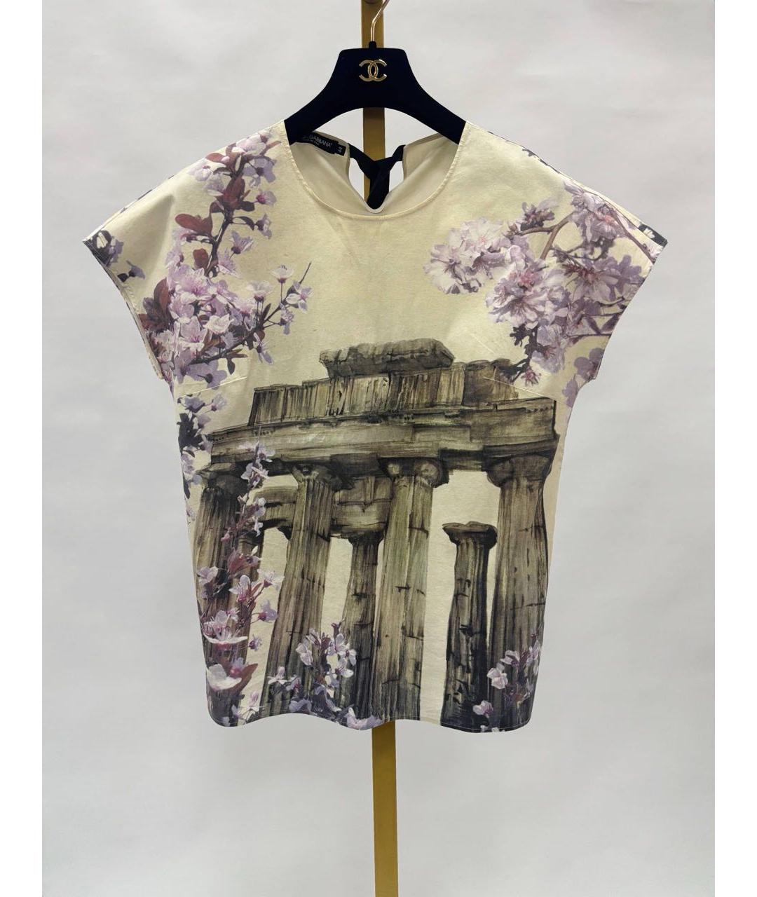 DOLCE&GABBANA Мульти футболка, фото 5