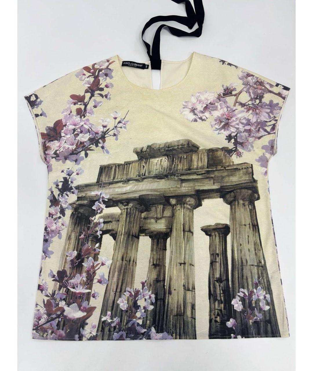 DOLCE&GABBANA Мульти футболка, фото 7