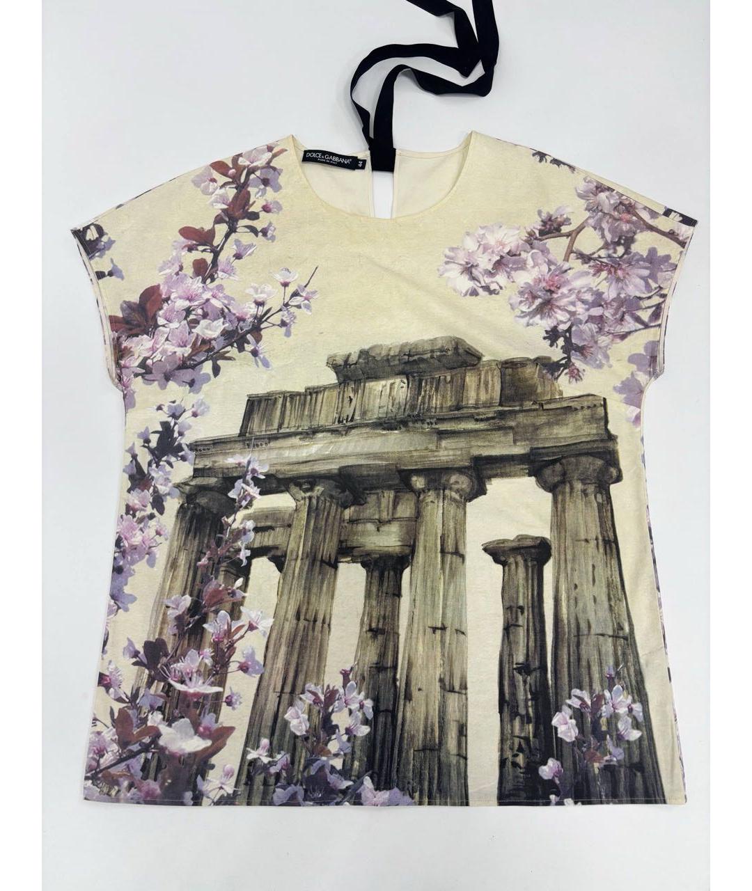 DOLCE&GABBANA Мульти футболка, фото 6