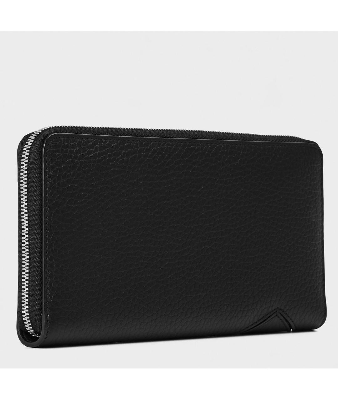 TIFFANY&CO Черный кожаный кошелек, фото 2