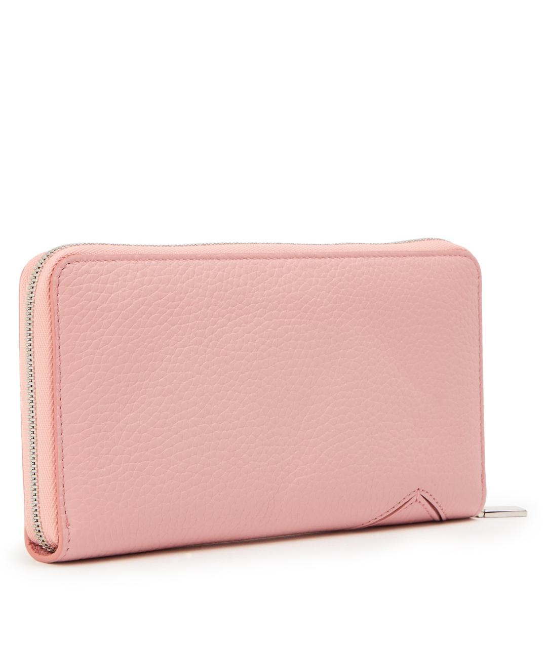 TIFFANY&CO Розовый кожаный кошелек, фото 2