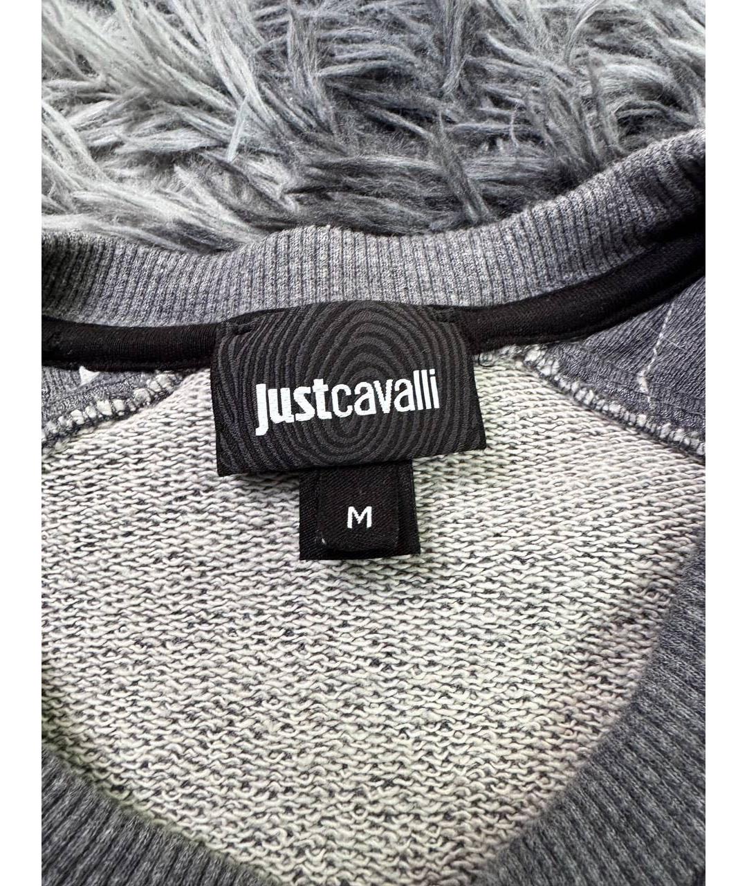 JUST CAVALLI Серый хлопковый тренч / плащ, фото 5