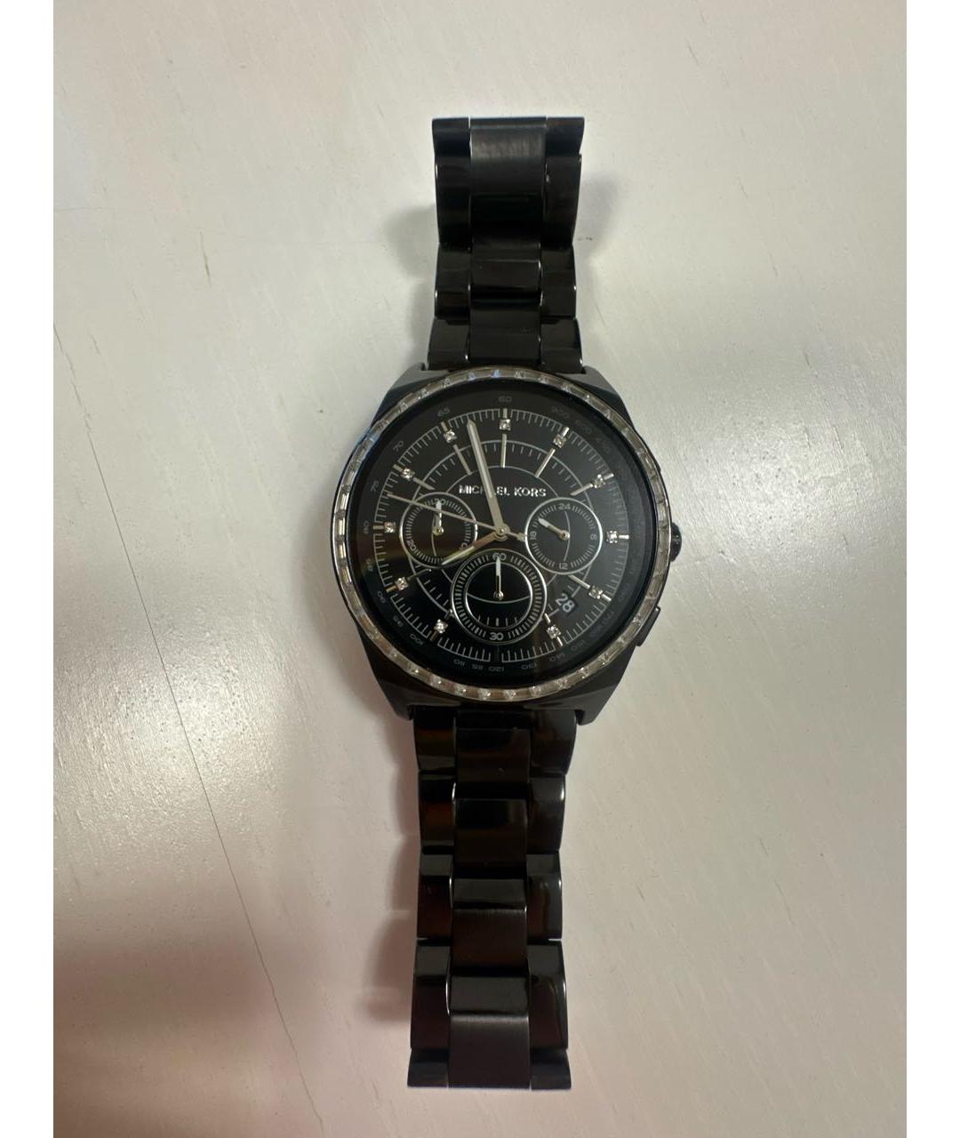 MICHAEL KORS Черные металлические часы, фото 6