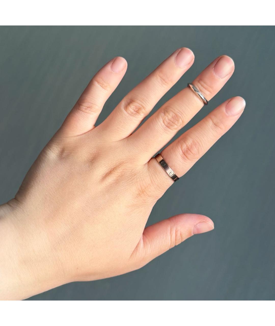 TIFFANY&CO Серое платиновое кольцо, фото 4