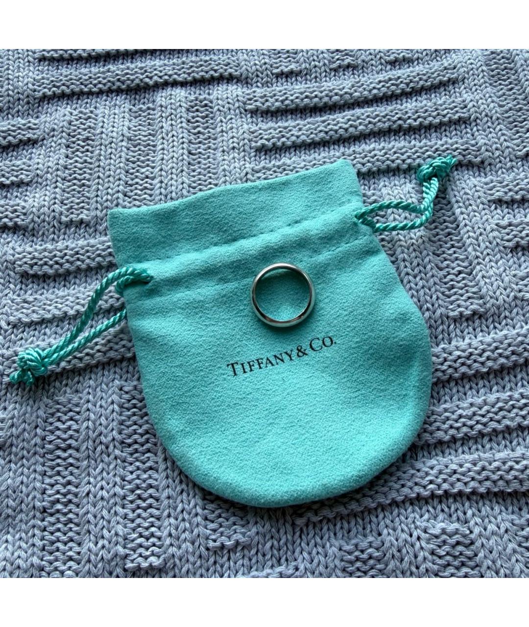 TIFFANY&CO Серое платиновое кольцо, фото 3