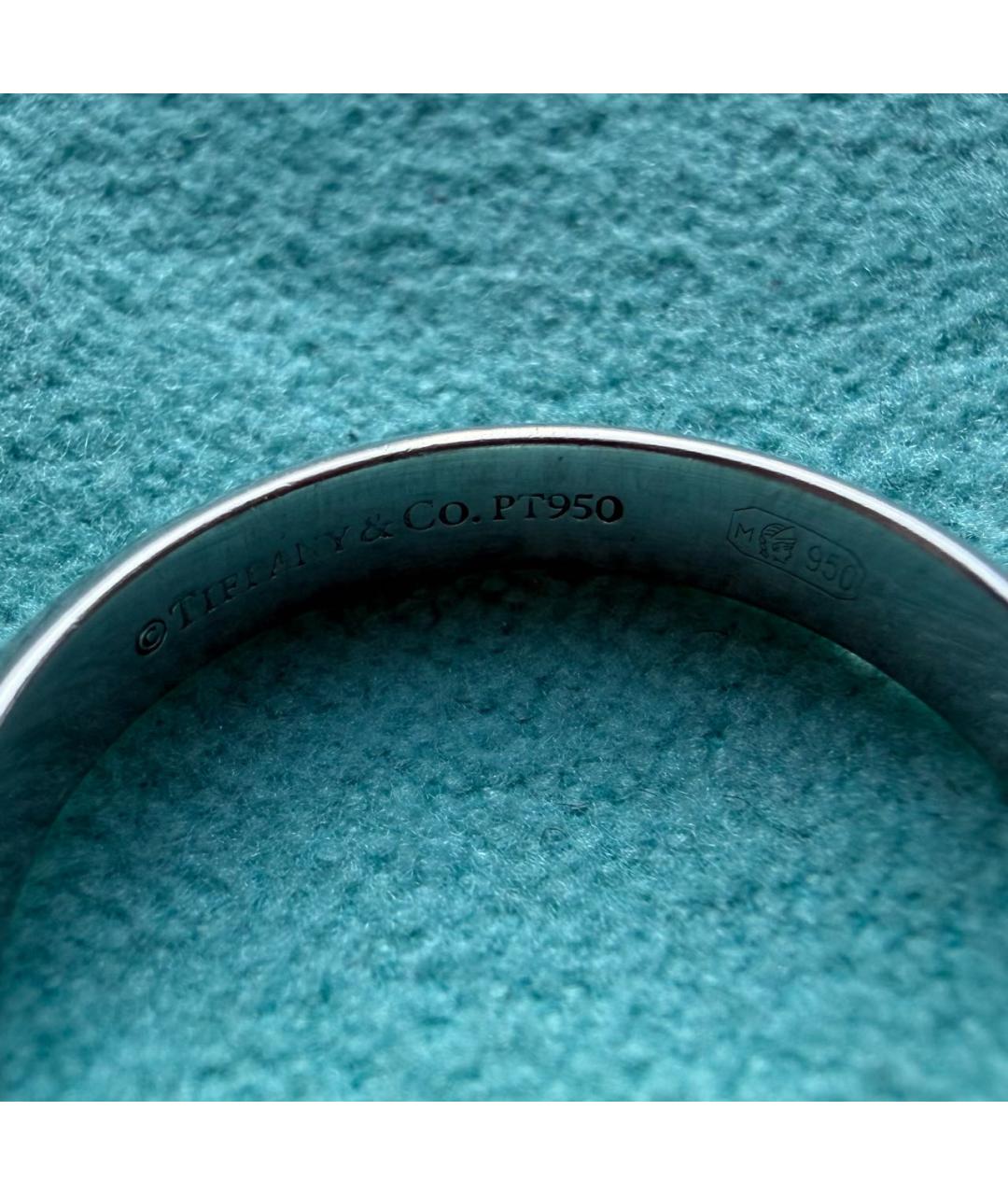 TIFFANY&CO Серое платиновое кольцо, фото 5